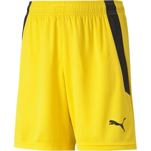 Puma Kids’ Teamliga Shorts(Cyber Yellow-puma Black)