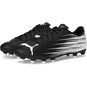 Puma Mens Attacanto Firm, Artificial Ground Soccer Cleat(Black/White)