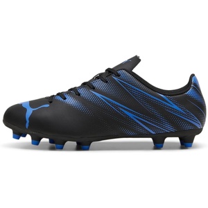 Puma Mens Attacanto Firm, Artificial Ground Soccer Cleat(Puma Black-bluemazing)