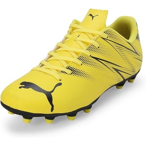 Puma Mens Attacanto Firm, Artificial Ground Soccer Cleat(Yellow Blaze-black)