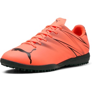Puma Mens Attacanto Turf Trainer Soccer Cleat(Glowing Red-puma Black)