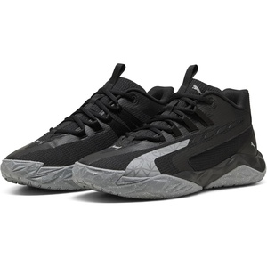 Puma Mens Dagger Basketball Shoes(Puma Black/Shadow Gray/Cool Mid Gray)