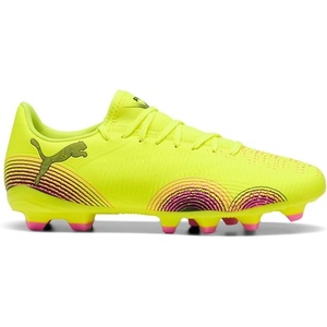 Puma Mens Future 8 Play Firm, Artificial Ground Soccer Cleats(Yellow Alert-puma Black-sun Struck)