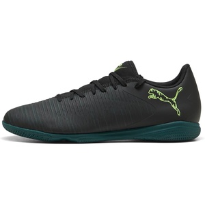 Puma Mens Future 8 Play Indoor Soccer Shoes(Black-fizzy Light-green Terrain Ah25)