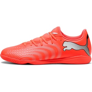 Puma Mens Future 9 Play Indoor Training Soccer Shoes(Glowing Red-puma White-puma Black-puma Silver)
