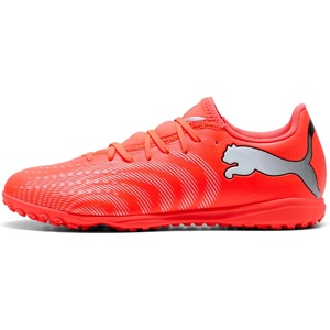Puma Mens Future 9 Play Turf Training Soccer Cleats(Glowing Red-puma White-puma Black-puma Silver)