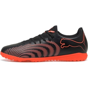 Puma Mens Future 9 Play Turf Training Soccer Cleats(Puma Black-glowing Red-strong Gray)