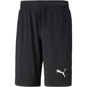 Puma Mens Rtg Shiny Fabric 10″ Shorts (Available in Big & Tall)(Puma Black)