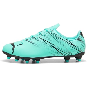 Puma Unisex-Child Attacanto Firm Ground/Artificial Ground (Toddler/Little Kid/Big Kid)(Electric Peppermint-puma Black)