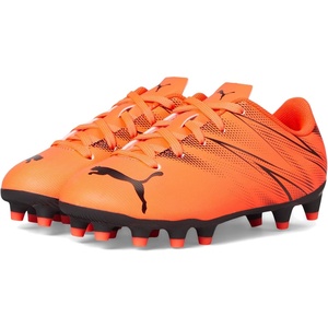 Puma Unisex-Child Attacanto Firm Ground/Artificial Ground (Toddler/Little Kid/Big Kid)(Glowing Red/Puma Black)