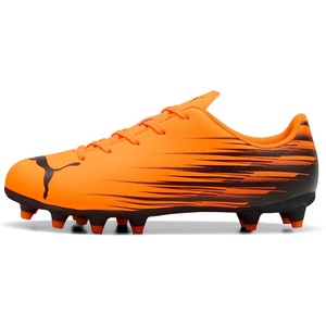 Puma Unisex-Child Attacanto Firm Ground/Artificial Ground (Toddler/Little Kid/Big Kid)(Heat Fire-black Ah25)