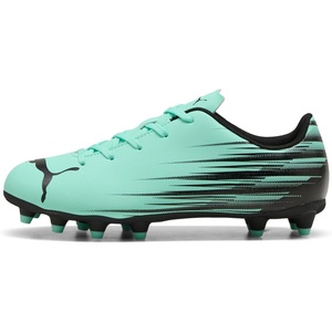 Puma Unisex-Child Attacanto Firm Ground/Artificial Ground (Toddler/Little Kid/Big Kid)(Mint Jelly-puma Black)