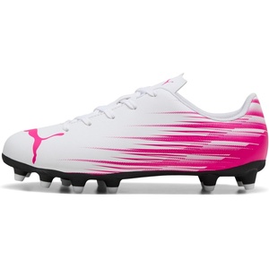 Puma Unisex-Child Attacanto Firm Ground/Artificial Ground (Toddler/Little Kid/Big Kid)(White-ravish Ah25)