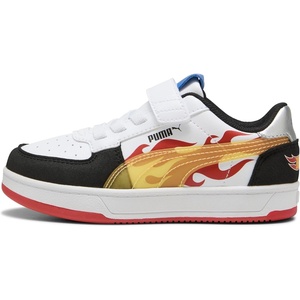 Puma Unisex-Child Caven Alternative Closure(Puma Black-red Fire-puma White)