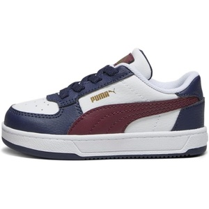 Puma Unisex-Child Caven Alternative Closure(Puma White-dark Jasper-puma Navy-gold)
