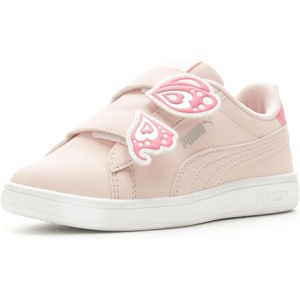 Puma Unisex-Child Smash Hook and Loop(Pink)