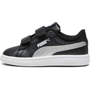 Puma Unisex-Child Smash Hook and Loop(Puma Black-puma Silver-puma White)