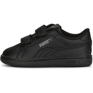 Puma Unisex-Child Smash Hook and Loop(Puma Black-shadow Gray)