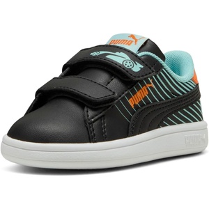 Puma Unisex-Child Smash Hook and Loop(Puma White-safe Lake)