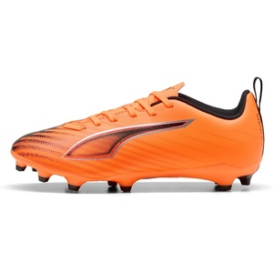 Puma Unisex-Child Ultra Play Firm, Artificial Ground Soccer Cleats(Heat Fire-black-glowing Red Ah25)