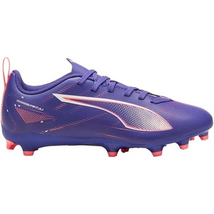 Puma Unisex-Child Ultra Play Firm, Artificial Ground Soccer Cleats(Play Lapis Lazuli-puma White-sunset Glow)