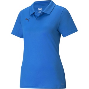 Puma Womens Teamliga Sideline Polo(Electric Blue Lemonade-puma White)