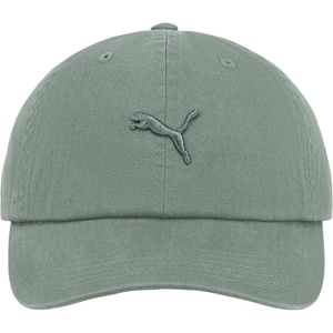 Puma Women’s Tonal Jumpcat Washed Cotton Twill Adjustable Baseball Cap(Green Moon)