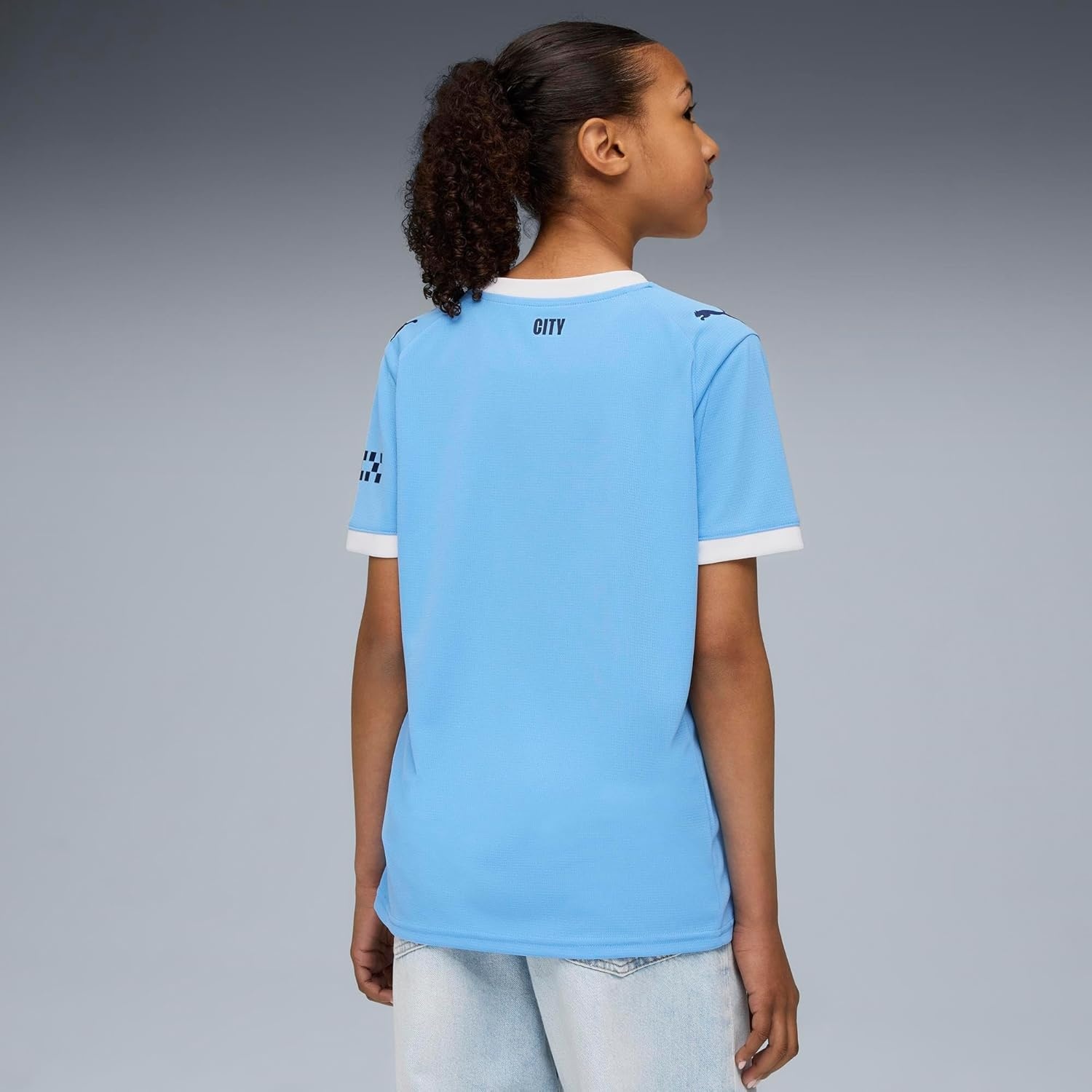 image:imageManchester City FC Kids 202526 Home Soccer Jersey