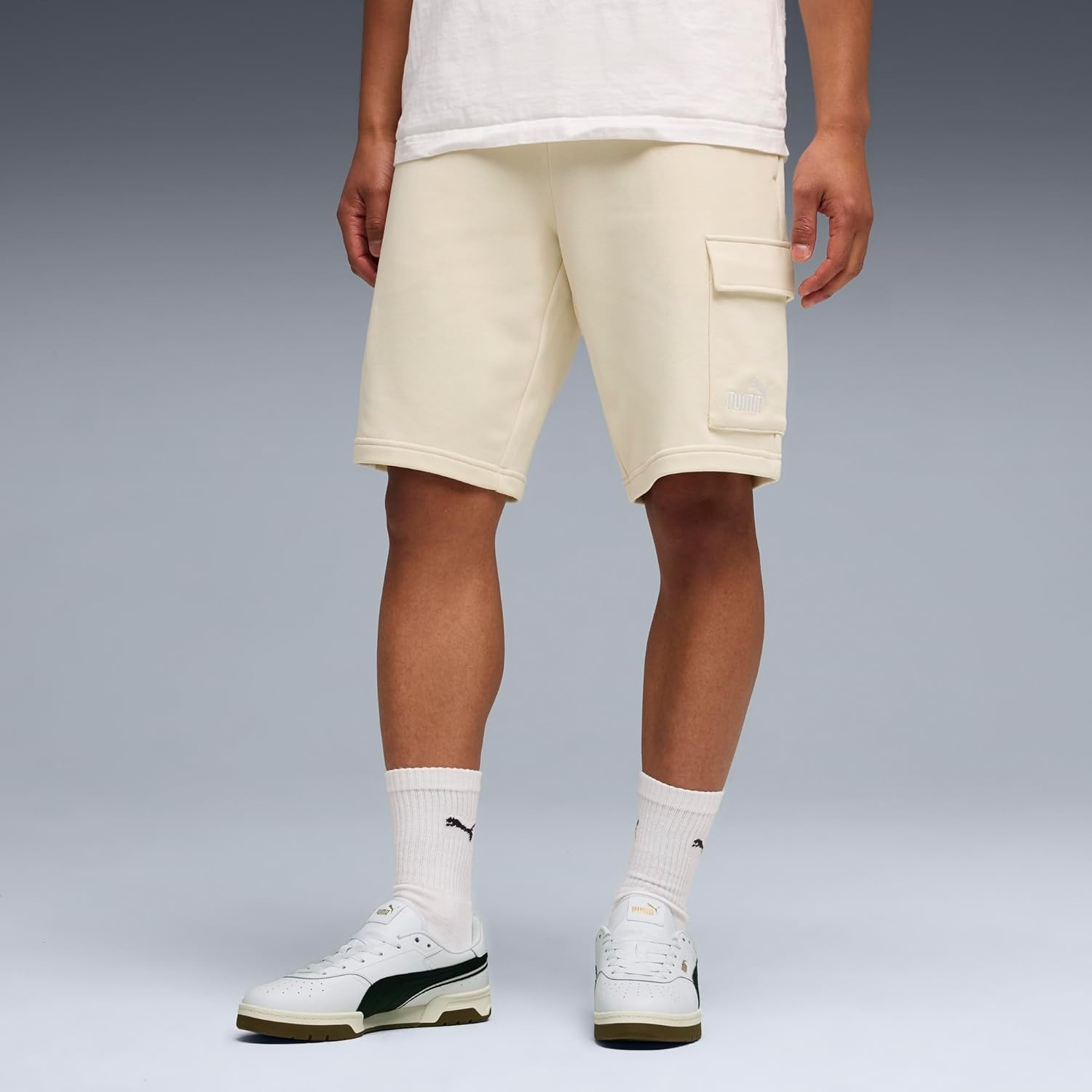 image:imagePUMA Essentials Logo Cargo ShortsAlpine Snow