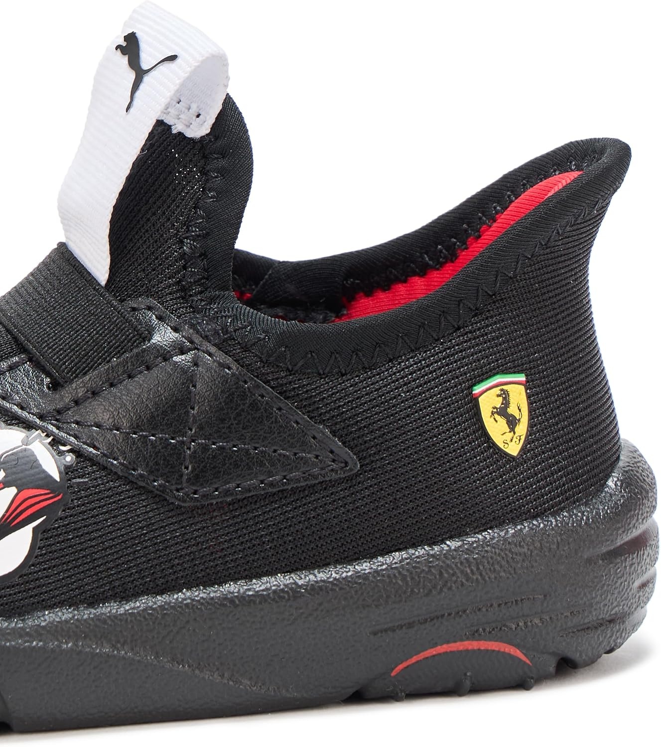 image:imagePUMA Kids Boys Scuderia Ferrari Bao Kart Motorsport Slip On Sneakers Shoes Casual GreyBlack Ah25