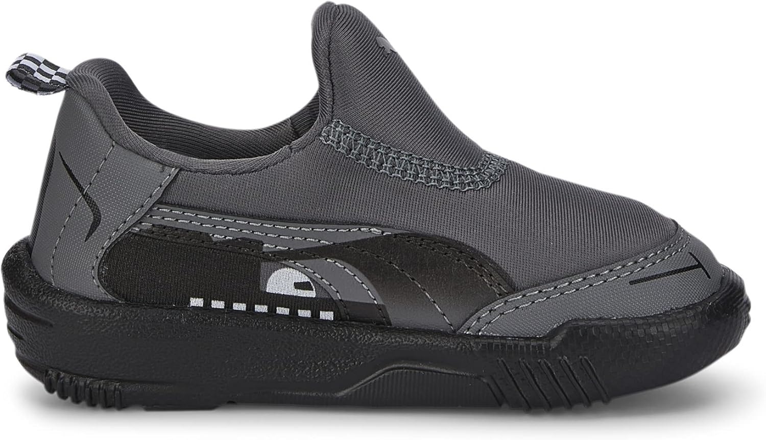 image:imagePUMA Kids Boys Scuderia Ferrari Bao Kart Motorsport Slip On Sneakers Shoes Casual GreySmoked Pearlpuma Black