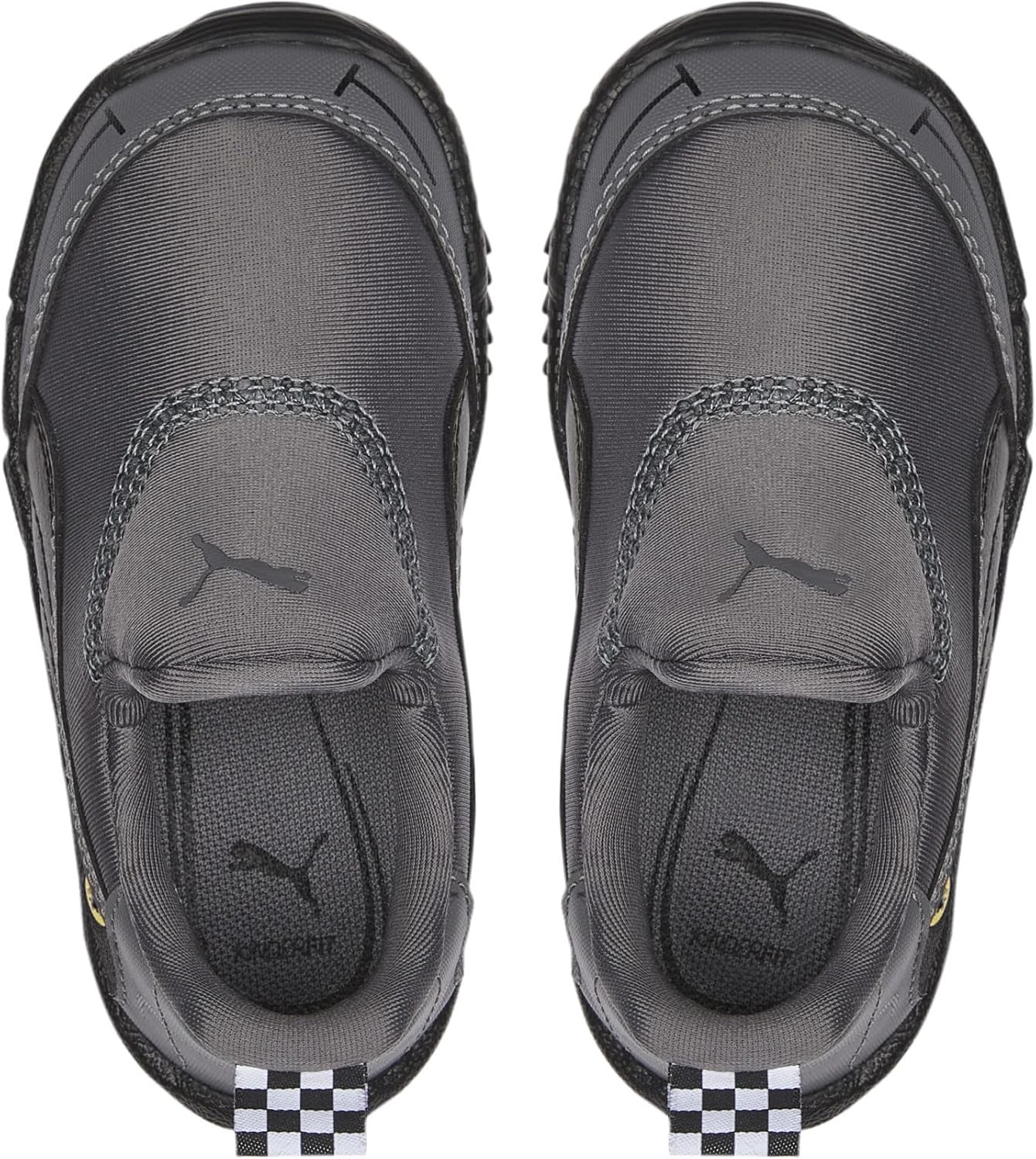 image:imagePUMA Kids Boys Scuderia Ferrari Bao Kart Motorsport Slip On Sneakers Shoes Casual GreySmoked Pearlpuma Black