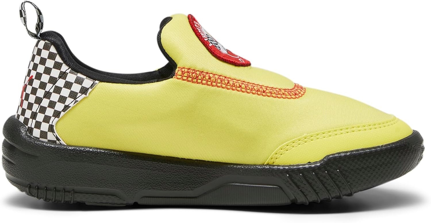 image:imagePUMA Kids Boys Scuderia Ferrari Bao Kart Motorsport Slip On Sneakers Shoes Casual GreySpectra Yellowpuma Black