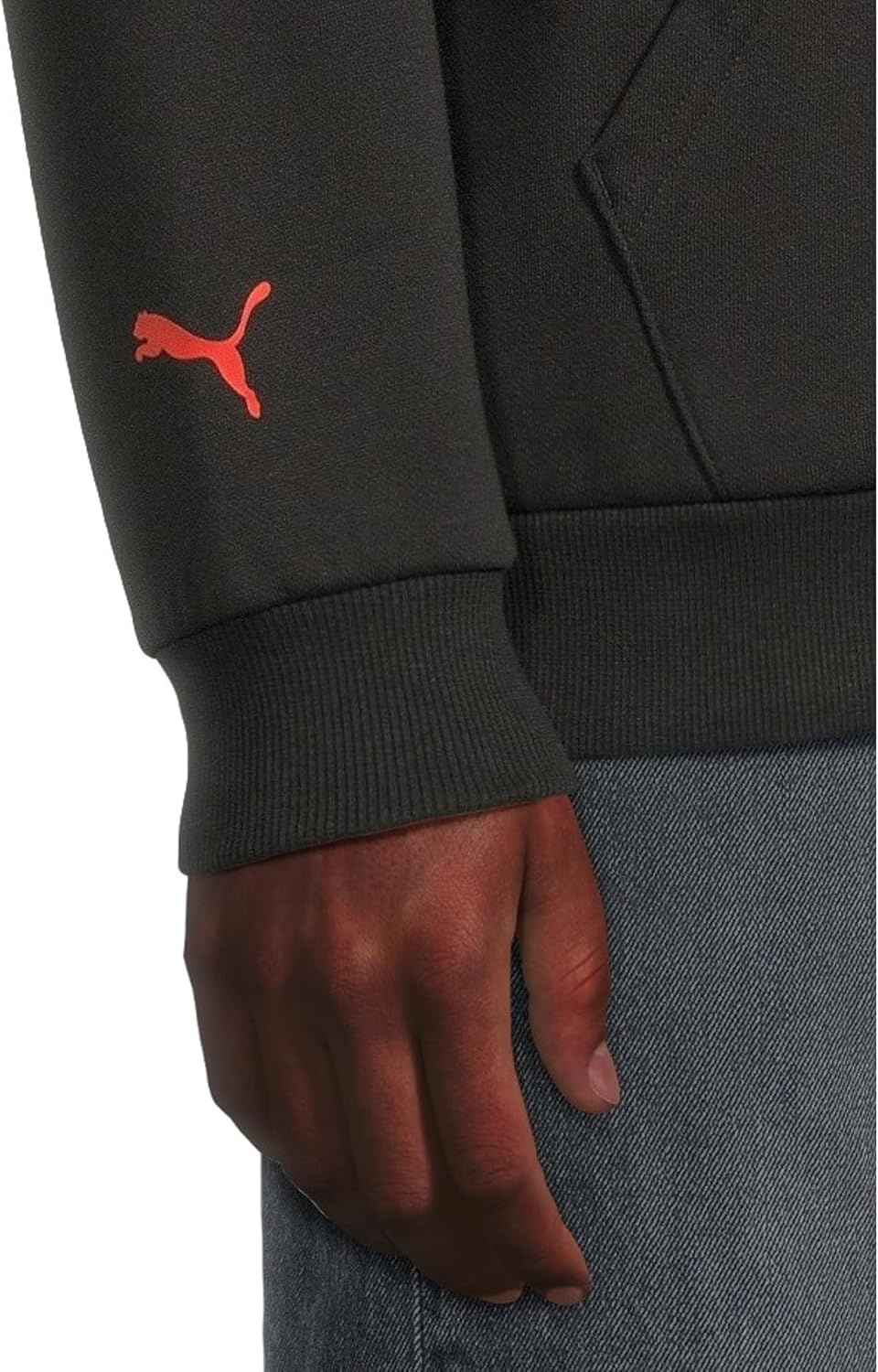 image:imagePUMA Mens F1 Essentials Logo Graphic Hoodie Casual Outerwear Casual BlackPuma Black