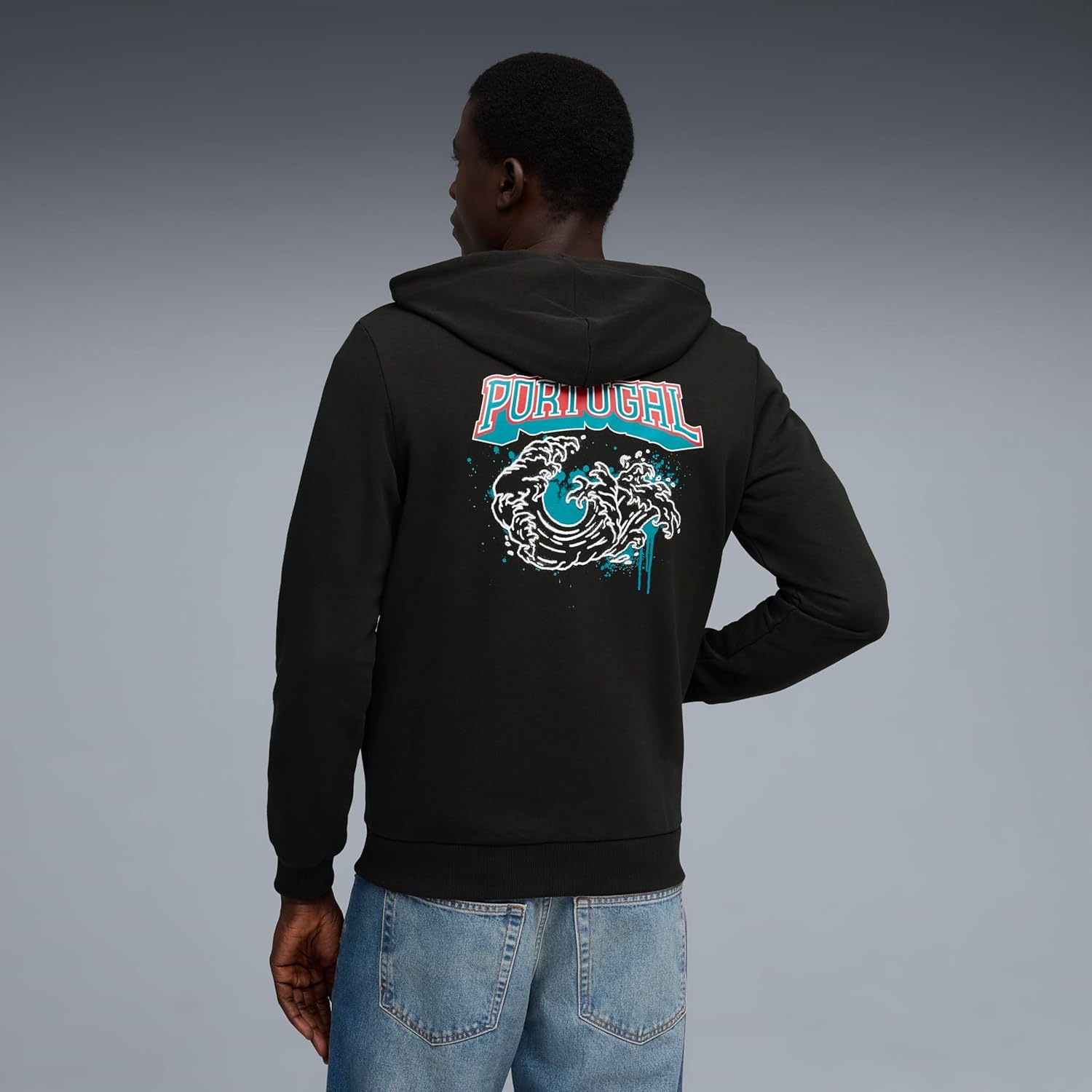 image:imagePUMA Mens Fa Portugal HoodiePuma Blackpuma White