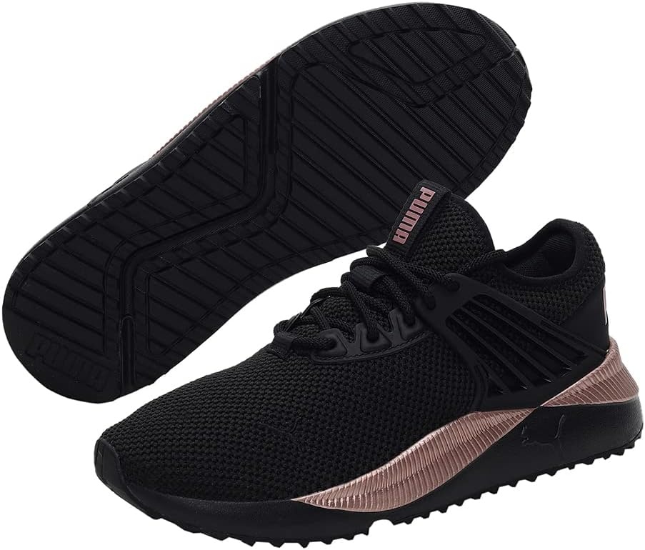 image:imagePUMA Mens Pacer Future Lace Up Sneakers Shoes CasualLux Blackrose Gold