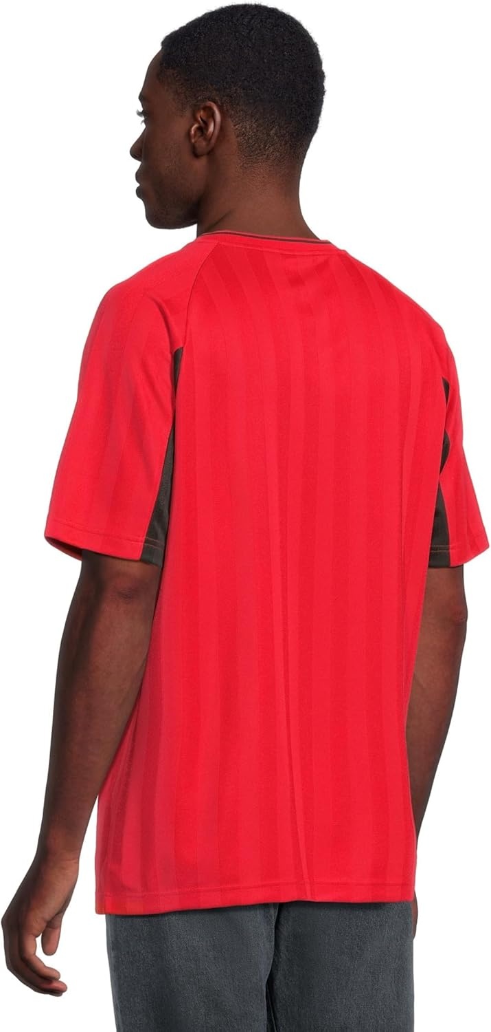 image:imagePUMA Mens Sport VNeck Short Sleeve Jersey Casual For All Time Red Ah25