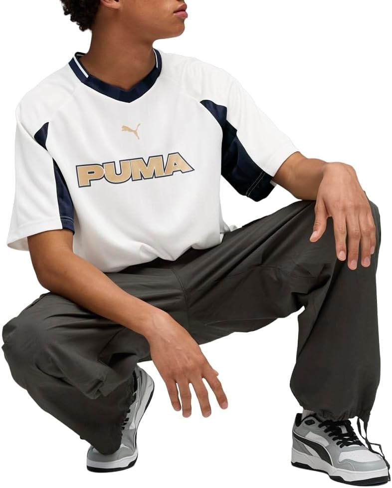 image:imagePUMA Mens Sport VNeck Short Sleeve Jersey Casual Puma White