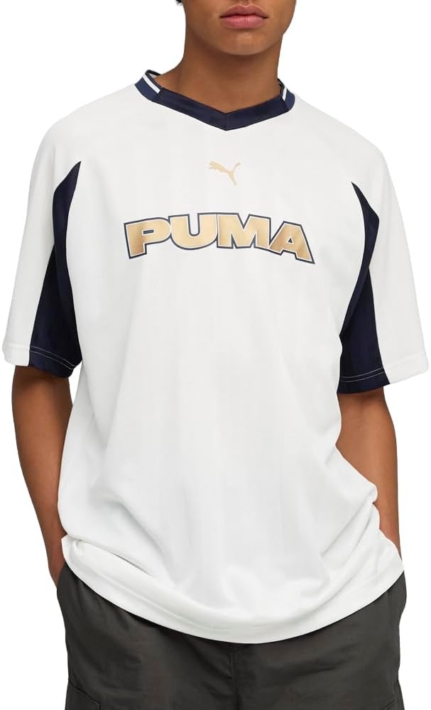 image:imagePUMA Mens Sport VNeck Short Sleeve Jersey Casual Puma White