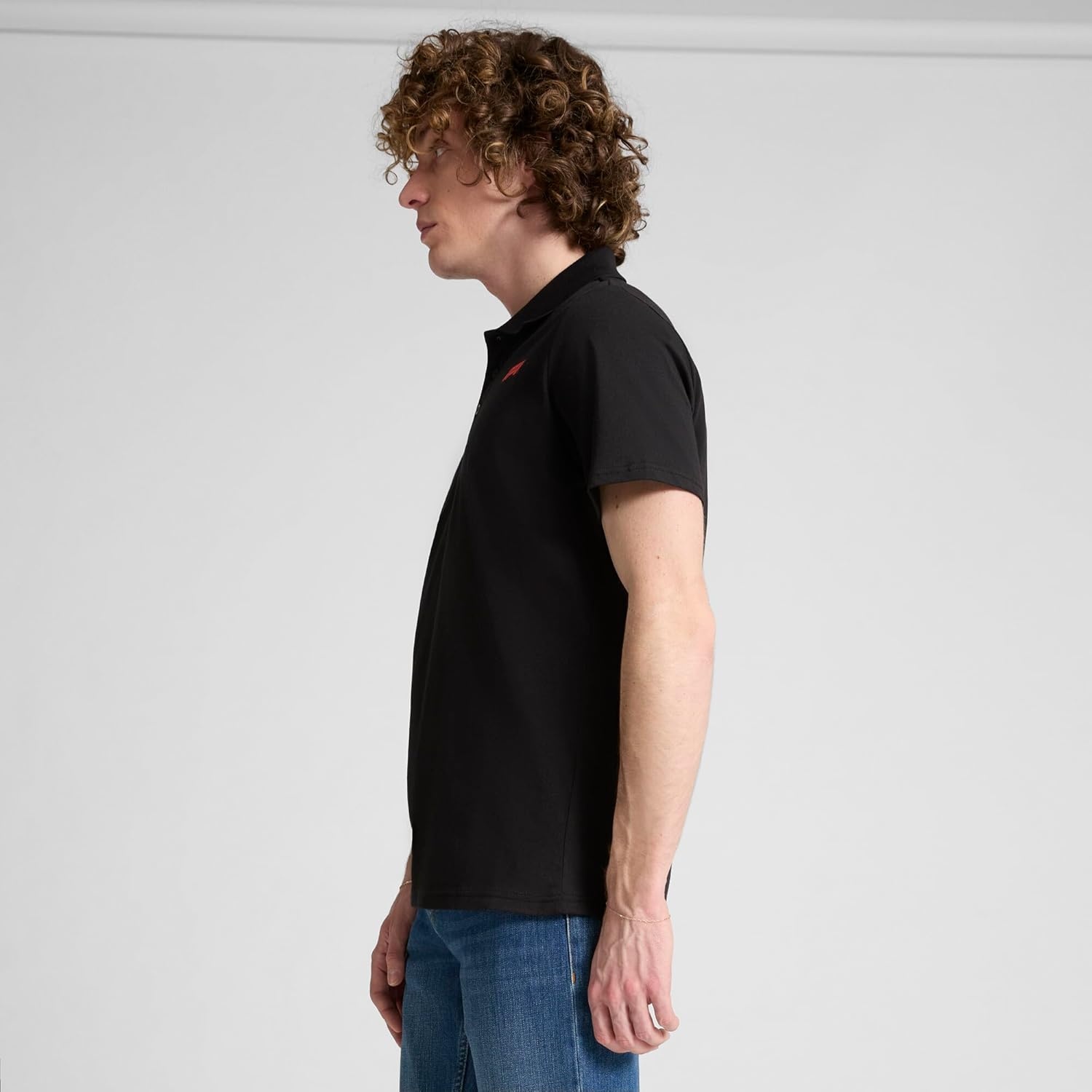 image:imagePUMA Mens Standard Formula 1 Essentials Logo Polo Black