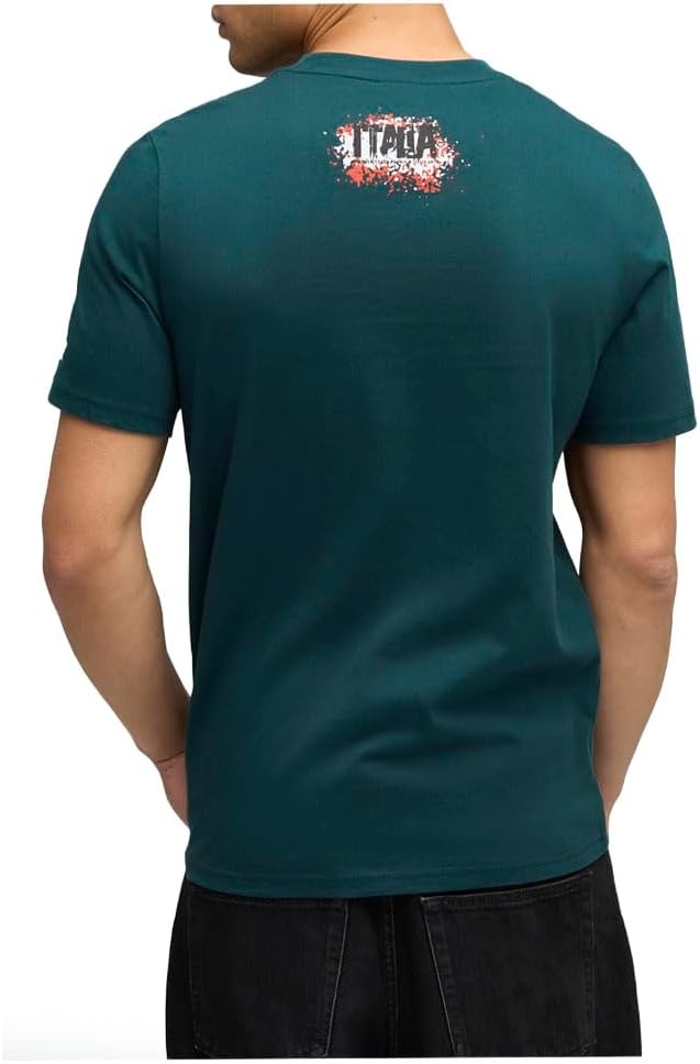 image:imagePUMA Mens Standard Formula 1 Graphic TShirt Green Terrain Italy AH25