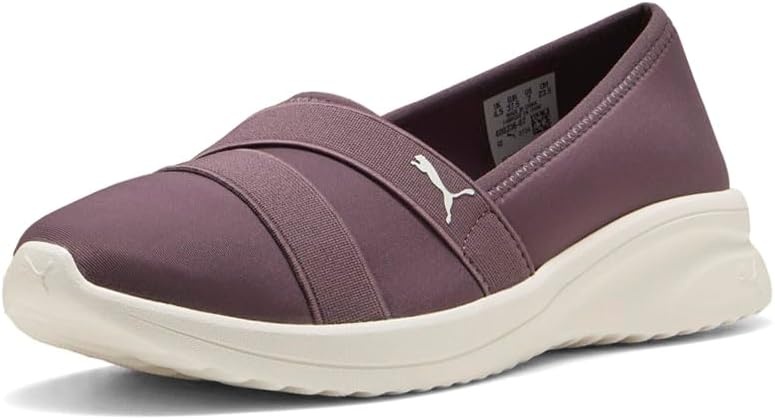 image:imagePUMA Womens Adelina 2 Slip On Sneakers Shoes Casual PurpleRaisinwarm White Ah25
