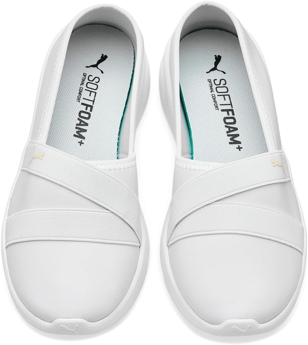 image:imagePUMA Womens Adelina 2 Slip On Sneakers Shoes Casual PurpleWhiteWhite