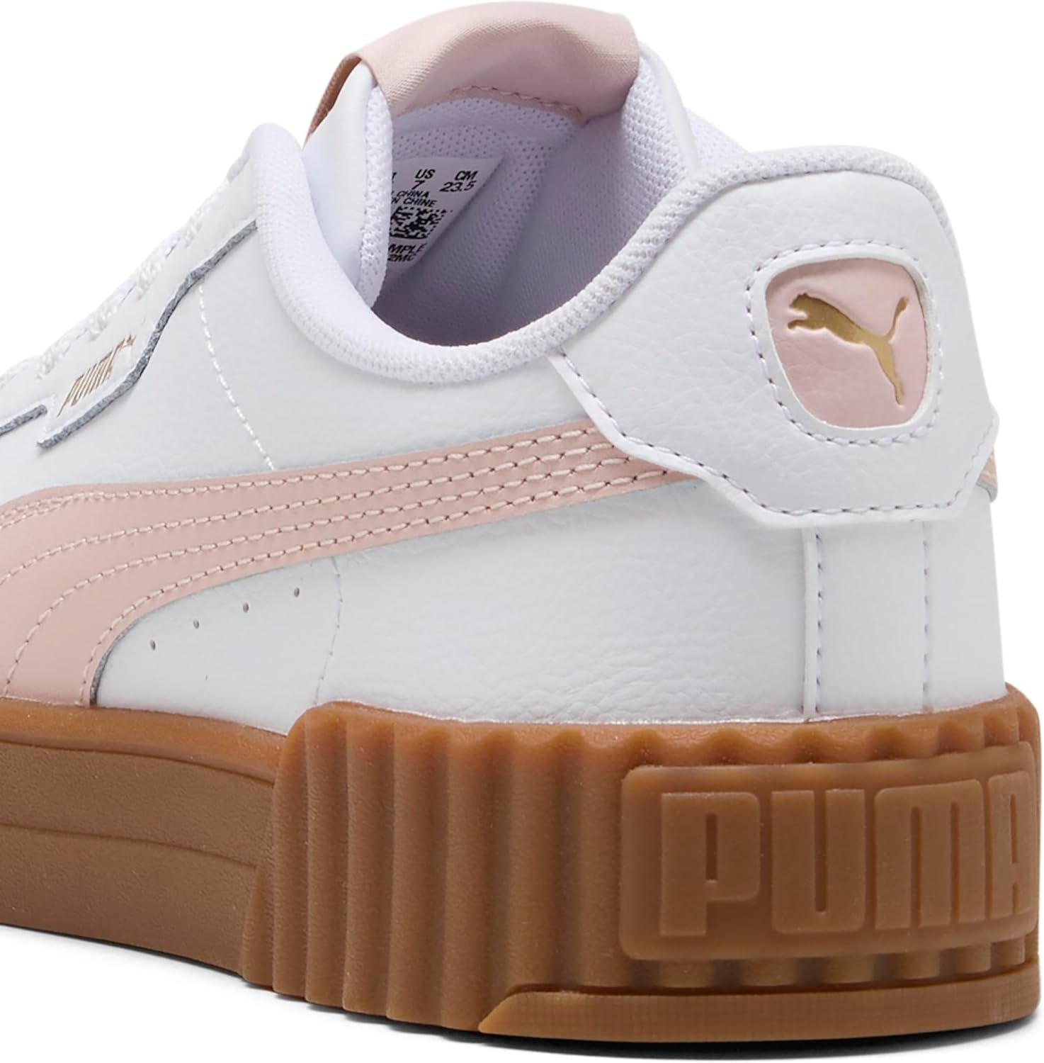 image:imagePUMA Womens Carina 30 Casual SneakersPuma White Mauve Mist