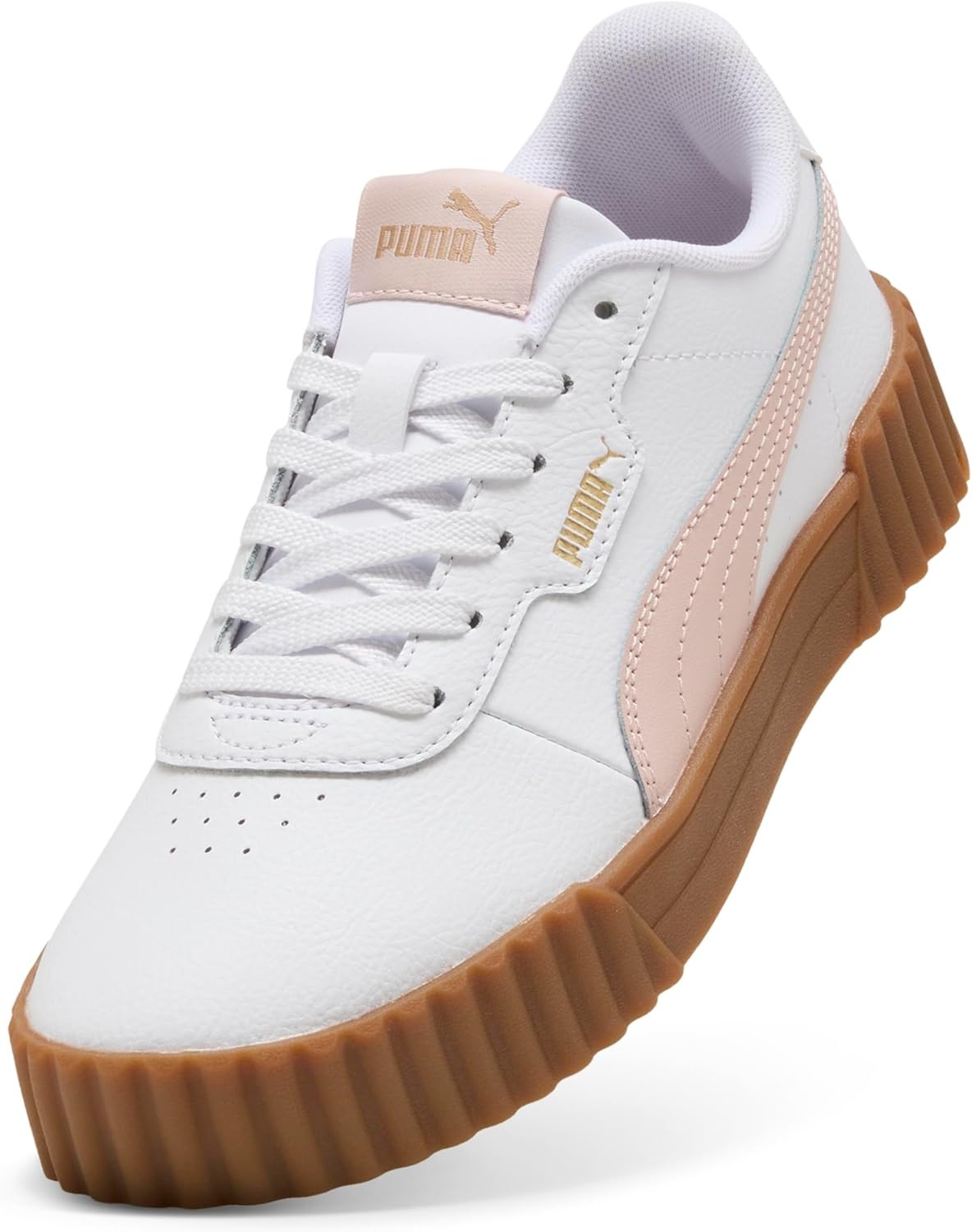 image:imagePUMA Womens Carina 30 Casual SneakersPuma White Mauve Mist
