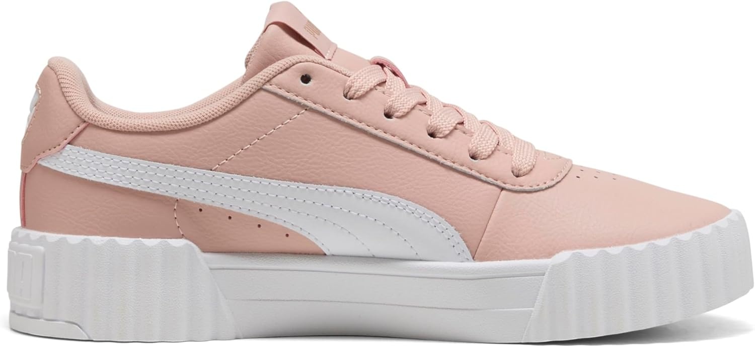 image:imagePUMA Womens Carina 30 Casual SneakersRose Quartz Puma White Puma Gold