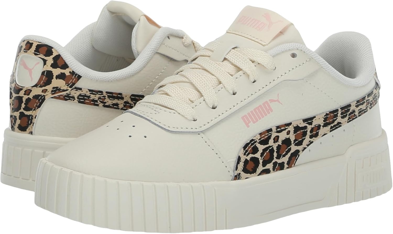 image:imagePUMA Womens Carina Leather Sneaker20 Frosted Ivoryrose Dust