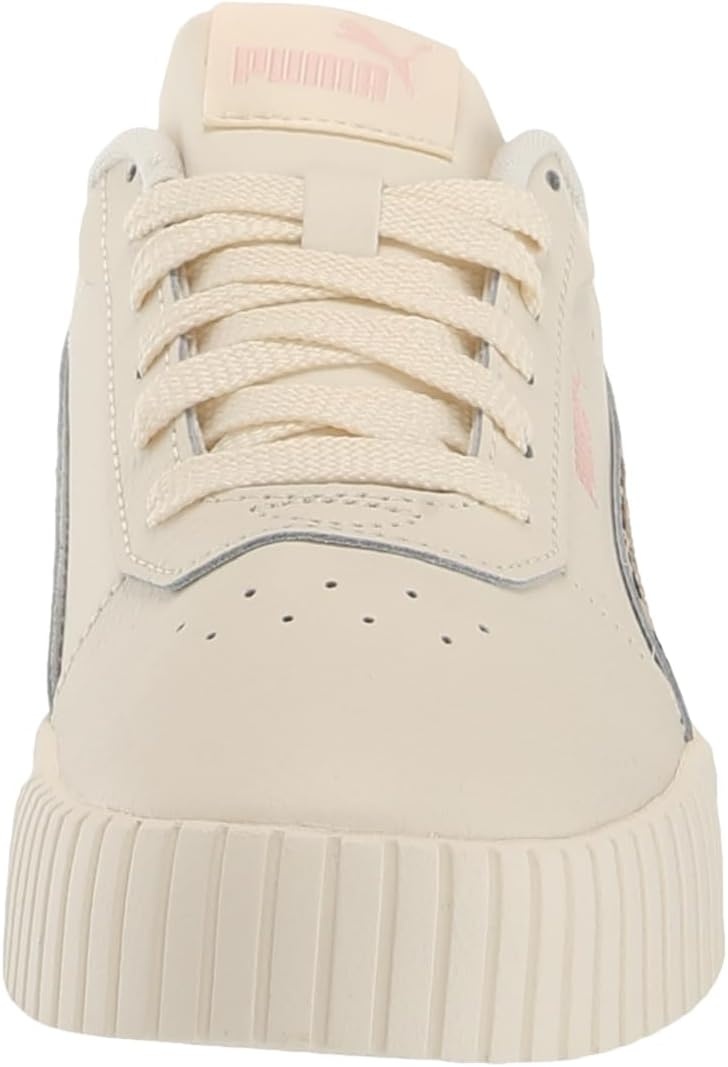 image:imagePUMA Womens Carina Leather Sneaker20 Frosted Ivoryrose Dust