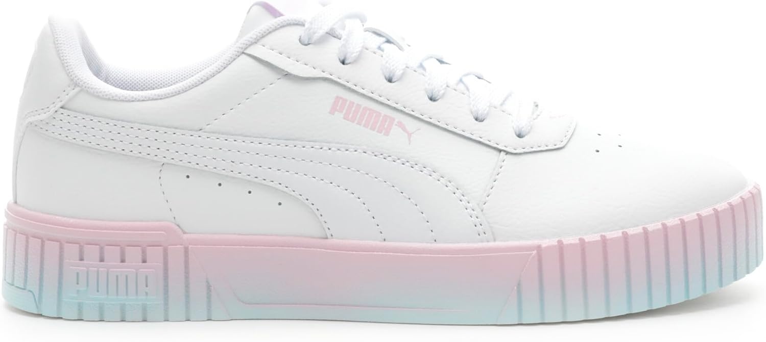 image:imagePUMA Womens Carina Leather Sneaker20 Whitewhitepearl Pink