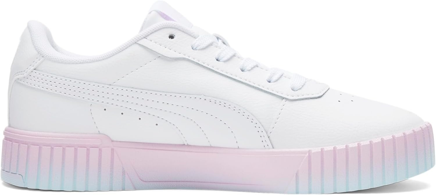 image:imagePUMA Womens Carina Leather Sneaker20 Whitewhitepearl Pink